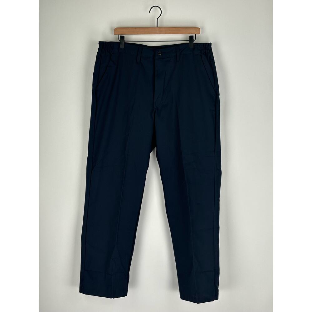 Red Kap Mens Elastic Insert Work Pant Size 38x32 Navy Blue New PT60 Uniform